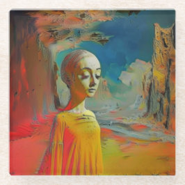 Posavasos De Vidrio La irrealidad de todo