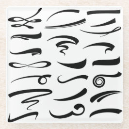 Posavasos De Vidrio La Letras De Mano Resalta La Monstruación