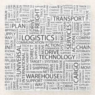 Posavasos De Vidrio La LOGÍSTICA modela con palabras