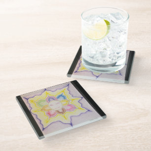 Posavasos De Vidrio La luz interior