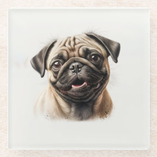 Posavasos De Vidrio La mejor madre de perro de la historia de la infan