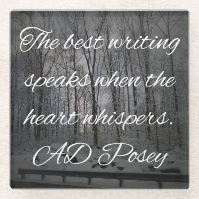 Posavasos De Vidrio La mejor montaña rusa de vidrio para escritura (Anverso)