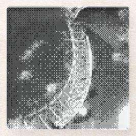 Posavasos De Vidrio la montaña de vidrio ocular