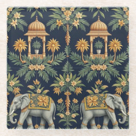 Posavasos De Vidrio La montaña rusa de los elefantes del templo