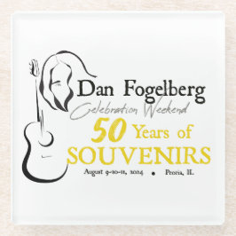 Posavasos De Vidrio La montaña rusa del fin de semana de la celebració