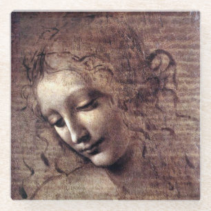 Posavasos De Vidrio La Scapigliata - da Vinci - c1508
