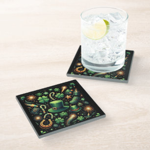 Posavasos De Vidrio La suerte de San Patricio