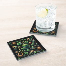 Posavasos De Vidrio La suerte de St. Patrick
