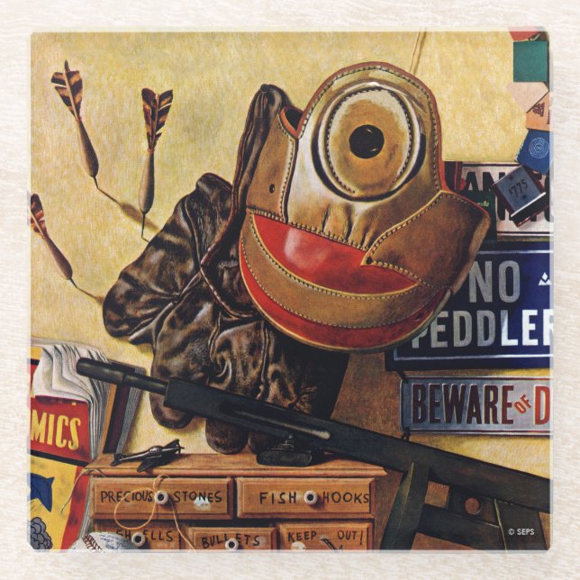 Posavasos De Vidrio La vida de los juguetes de niños (Anverso)