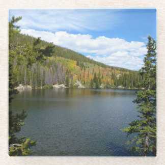 Posavasos De Vidrio Lago Bear en el Parque Nacional de las Montañas Ro