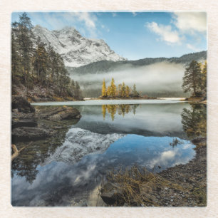 Posavasos De Vidrio Lago Eibsee mood el de la mañana