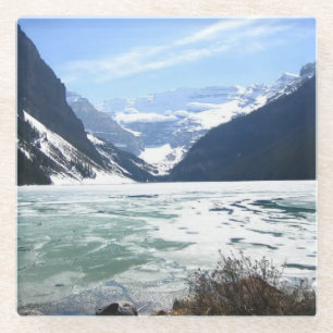 Posavasos De Vidrio Lago Louise, Banff, Alberta, Canadá