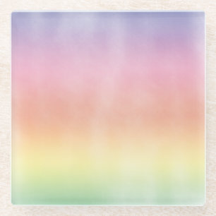 Posavasos De Vidrio Lágrima arcoiris desorientada