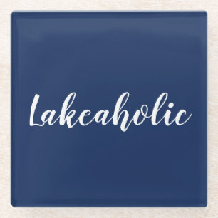 Posavasos De Vidrio Lakeaholic   Aves de vidrio de la Marina