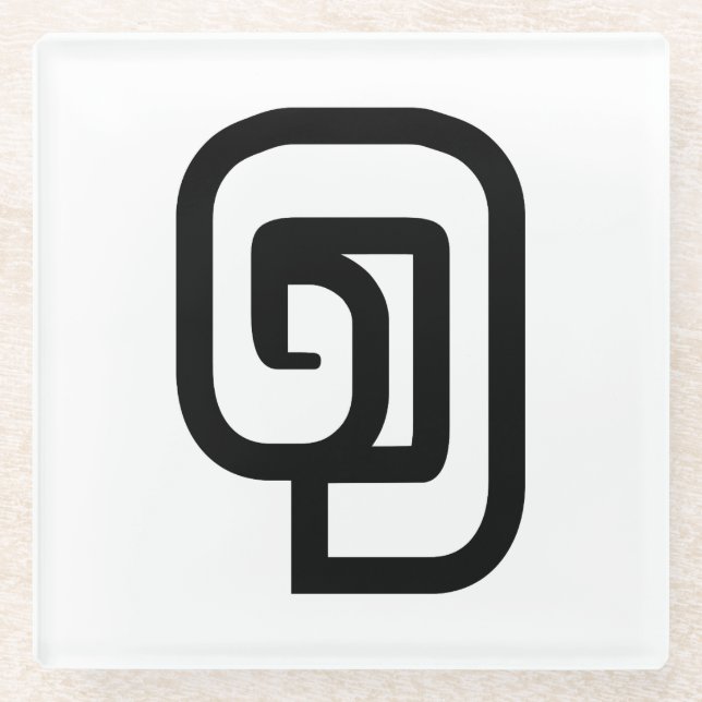 Posavasos De Vidrio Laos/Laos Número 1 / 1 / ໑ (Nung/Nueng) Laotiano (Anverso)