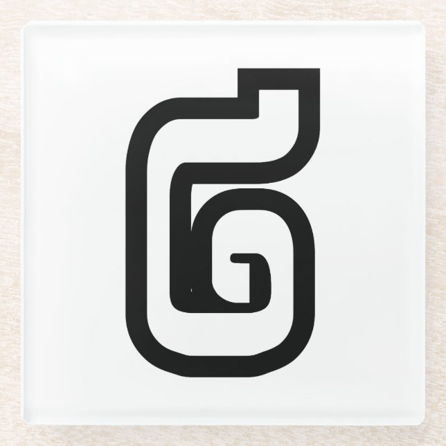 Posavasos De Vidrio Laos Número Dos / 2 / ໒ (Canción) Laos (Anverso)