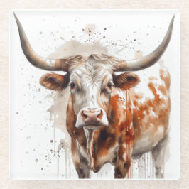 Posavasos De Vidrio Legado de Longhorn