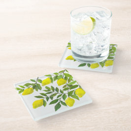 Posavasos De Vidrio Lemon