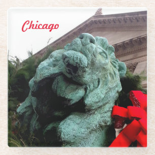 Posavasos De Vidrio León del Sur en el Instituto de Arte de Chicago