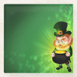 Posavasos De Vidrio Leprechaun
