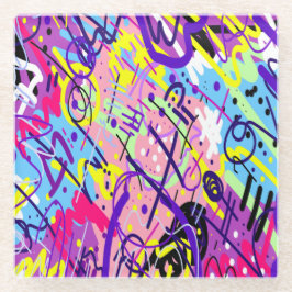 Posavasos De Vidrio Liberarse: Arte abstracto