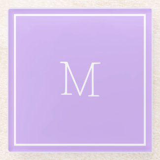 Posavasos De Vidrio Lilac Glass Coaster