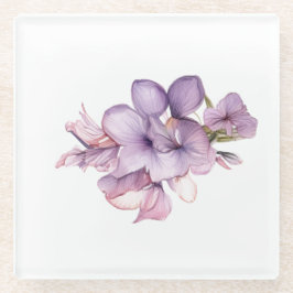 Posavasos De Vidrio Lilah Flowers: "My Kitchen" Coaster