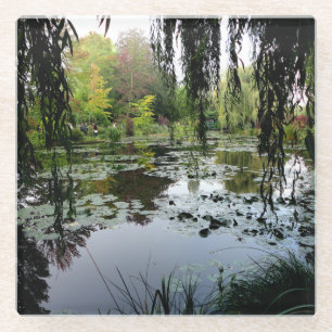 Posavasos De Vidrio Lily Pond de Monet, Giverny, Francia