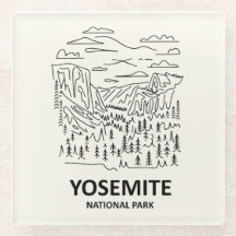 Línea de arte del Parque Nacional Yosemite