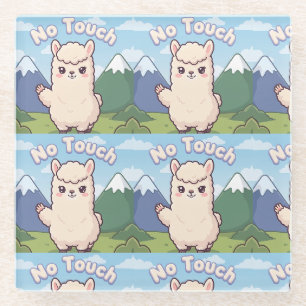 Posavasos De Vidrio Llama Adorable