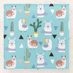 Posavasos De Vidrio Llamas cute