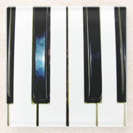 Posavasos De Vidrio Llaves del piano