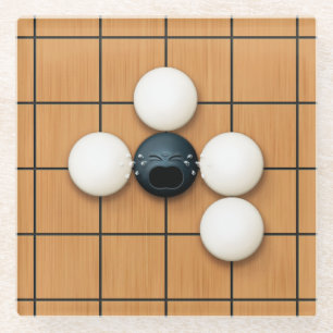 Posavasos De Vidrio Llorando Goishi en Atari Funny Igo