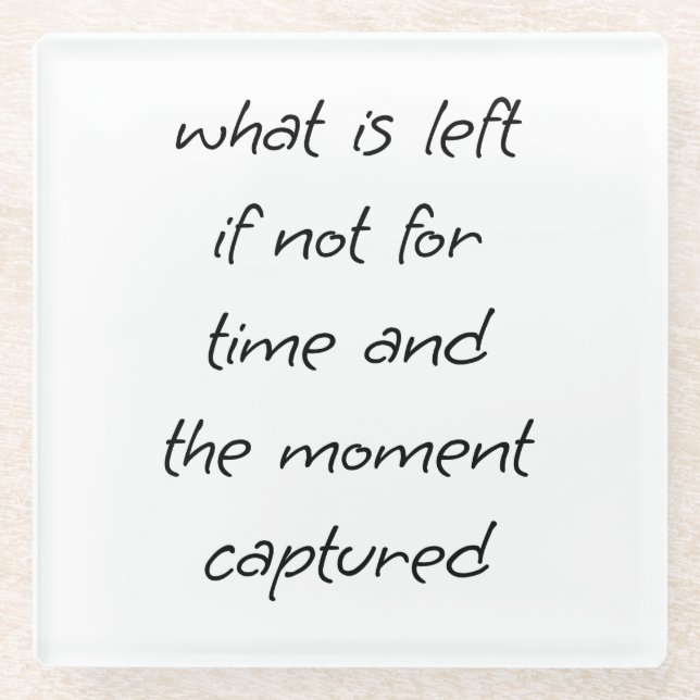 Posavasos De Vidrio Lo que queda de la escayola de vidrio (Anverso)