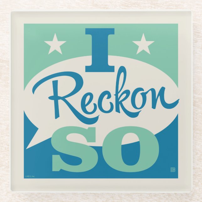 Posavasos De Vidrio Lo Reckon (Anverso)