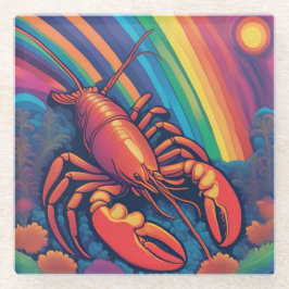 Posavasos De Vidrio Lobster