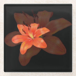 Posavasos De Vidrio Lonely Flower