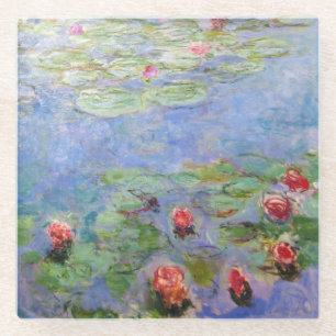 Posavasos De Vidrio Los lirios de agua de Claude Monet