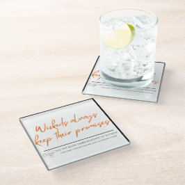 Posavasos De Vidrio Los Wickeds Siempre Mantienen Sus Promesas En Mont