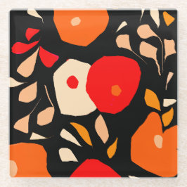 Posavasos De Vidrio Lovely botanical Coaster