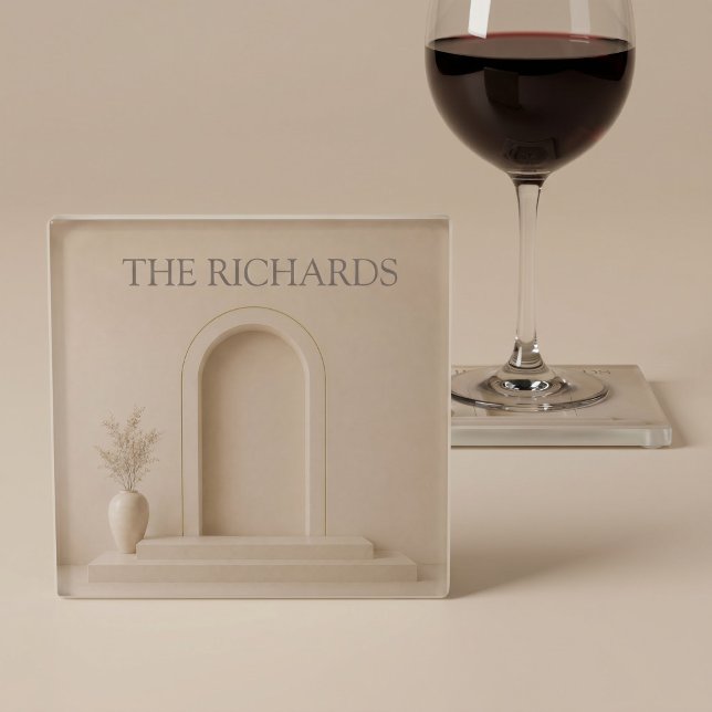 Posavasos De Vidrio Lujo Arquitectónico Personalizado (Subido por el creador)