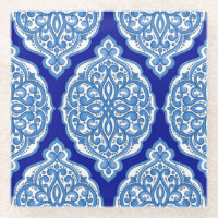 Lujo blanco-azul, ornamento turco.