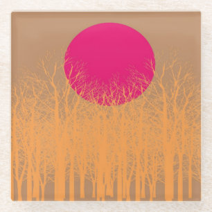 Posavasos De Vidrio Luna llena #5