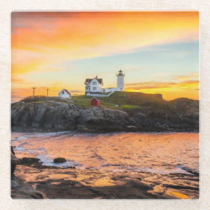 Posavasos De Vidrio Luz de la protuberancia pequeña