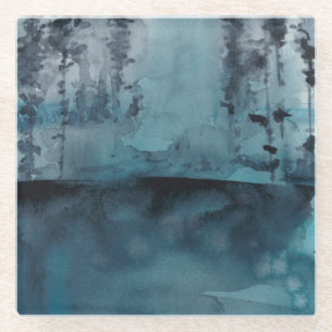 Posavasos De Vidrio Maderas del invierno