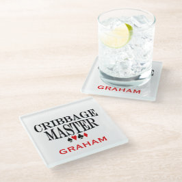 Posavasos De Vidrio Maestro de basura personalizada