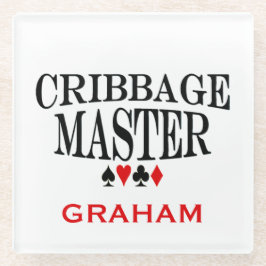 Posavasos De Vidrio Maestro de basura personalizada