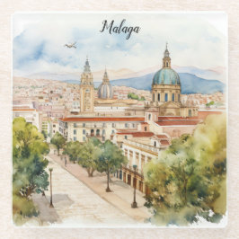 Posavasos De Vidrio Málaga España Arquitectura acuática