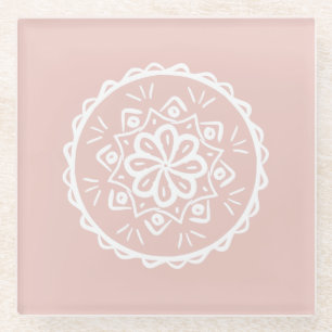 Posavasos De Vidrio Mallow Mandala