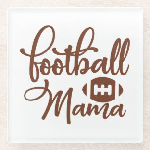 Posavasos De Vidrio Mamá de fútbol